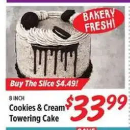 Rouses Cookies & Cream Towering Cake offer