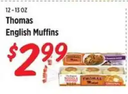Rouses Thomas' English Muffins offer