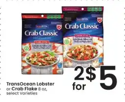 Albertsons TransOcean Lobster or Crab Flake offer