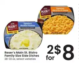 Albertsons Reser's Main St. Bistro Family Size Side Dishes offer