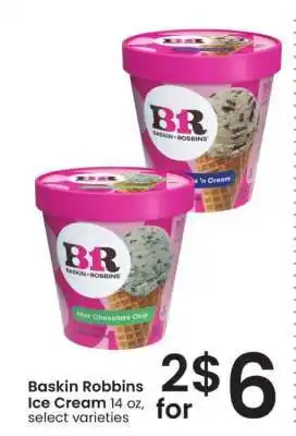 Albertsons Baskin Robbins Ice Cream offer