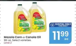 Albertsons Mazola Corn or Canola Oil offer