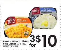 Albertsons Reser's Main St. Bistro Side Dishes offer