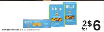 Albertsons De Cecco Pasta offer