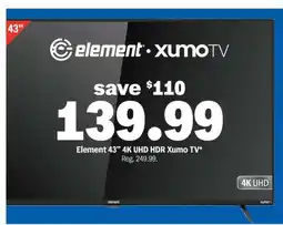 Meijer Element 43 4K UHD HDR Xumo TV offer