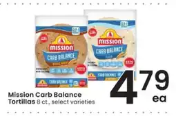 Albertsons Mission Carb Balance Tortillas offer