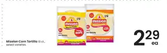 Albertsons Mission Corn Tortilla offer