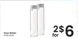 Albertsons Voss Water offer