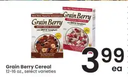 Albertsons Grain Berry Cereal offer
