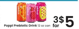Albertsons Poppi Prebiotic Drink offer