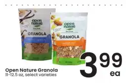 Albertsons Open Nature Granola offer