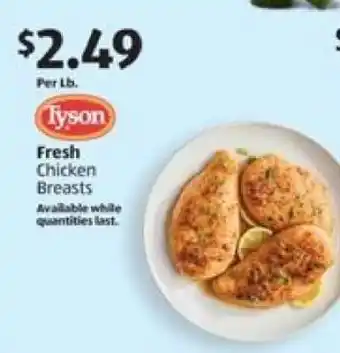 Aldi Tyson Fresh Chicken Breasts offer