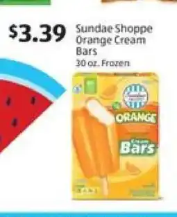 Aldi Sundae Shoppe Orange Cream Bars offer