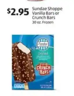 Aldi Sundae Shoppe Vanilla Bars or Crunch Bars offer