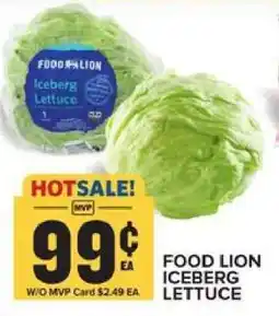 Food Lion FOOD LION ICEBERG LETTUCE offer