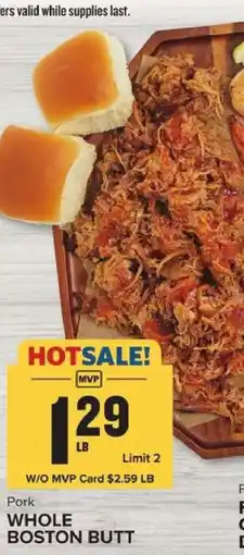 Food Lion Pork Whole Boston Butt offer
