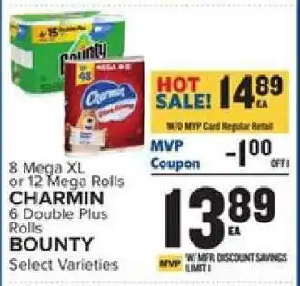 Food Lion Charmin & Bounty offer