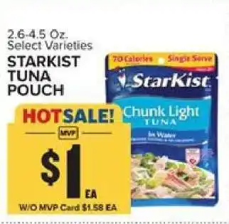 Food Lion Starkist Tuna Pouch offer
