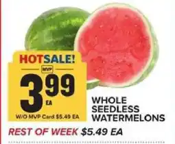 Food Lion Whole Seedless Watermelons offer