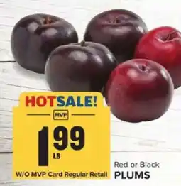 Food Lion Red Or Black Plums offer