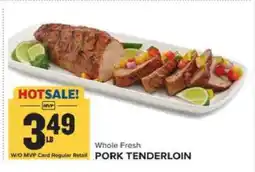 Food Lion Whole Fresh Pork Tenderloin offer