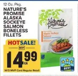 Food Lion Nature's Promise Alaska Sockeye Salmon Boneless Fillets offer