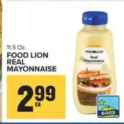 Food Lion FOOD LION REAL MAYONNAISE offer