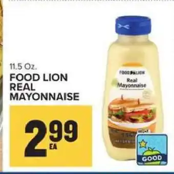 Food Lion FOOD LION REAL MAYONNAISE offer