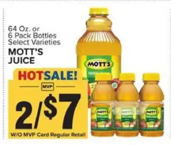 Food Lion Mott's Juice offer