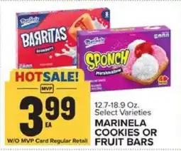 Food Lion MARINELA COOKIES OR FRUIT BARS offer