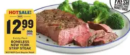 Food Lion Boneless New York Strip Steak offer