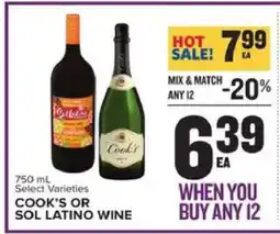 Food Lion Cook's or Sol Latino Wine offer