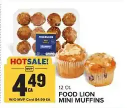 Food Lion FOOD LION MINI MUFFINS offer