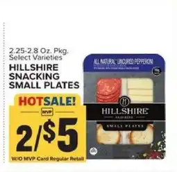 Food Lion Hillshire Snacking Small Plates offer
