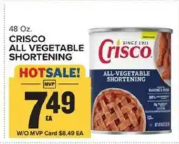 Food Lion Crisco All-Vegetable Shortening offer