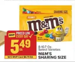 Food Lion M&M's Sharing Size offer
