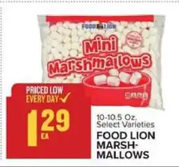 Food Lion FOOD LION MARSHMALLOWS offer