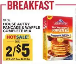 Food Lion HOUSE AUTRY PANCAKE & WAFFLE COMPLETE MIX offer