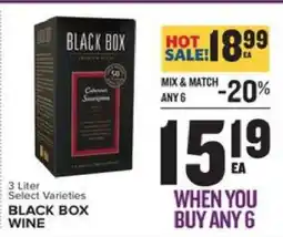 Food Lion Black Box Wine offer