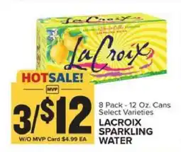 Food Lion LaCroix Sparkling Water offer