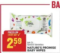 Food Lion NATURE'S PROMISE BABY WIPES offer