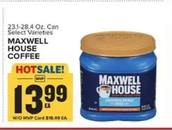 Food Lion Maxwell House Coffee offer
