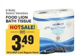 Food Lion FOOD LION BATH TISSUE offer
