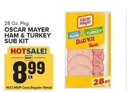 Food Lion Oscar Mayer Ham & Turkey Sub Kit offer