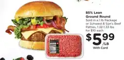 Pick'n Save 85% Lean Ground Round offer