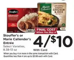 Pick'n Save Stouffer's or Marie Callender's Entrée offer