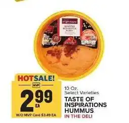 Food Lion Taste of Inspirations Hummus offer