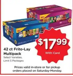 Pick'n Save 42 ct Frito-Lay Multipack offer