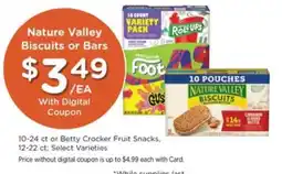 Pick'n Save Nature Valley Biscuits or Bars offer