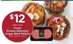 Pick'n Save Fresh Private Selection Angus Beef Patties offer